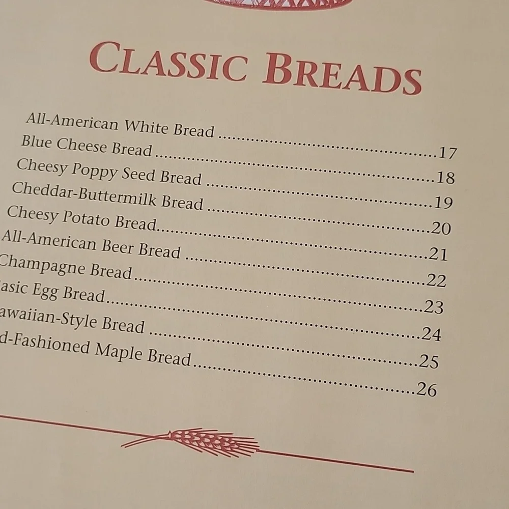 MORE BREAD MACHINE BOUNTY Cookbook  Bread Cooking Recipes Book